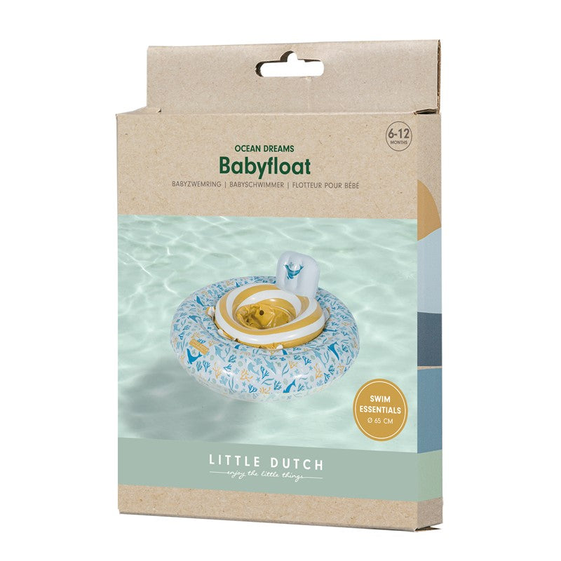 FLOTADOR BEBÉ OCEAN DREAMS AZUL LITTLE DUTCH
