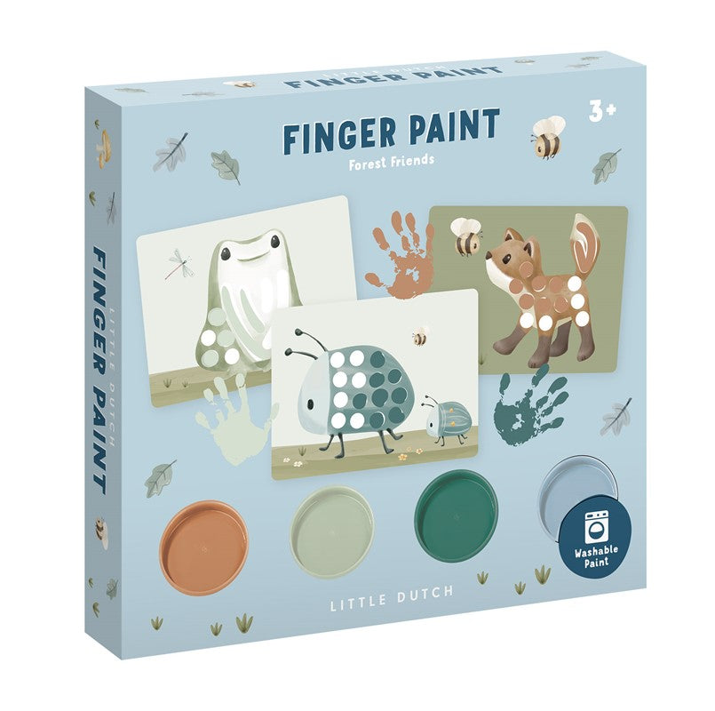 SET PINTURA DEDOS FOREST FRIENDS LITTLE DUTCH