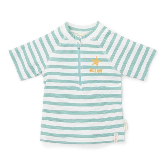 Camiseta de baño M/C Raya Surf Blue