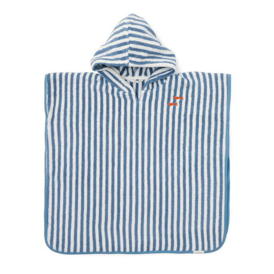 Poncho playa Ocean Sea Life Azul