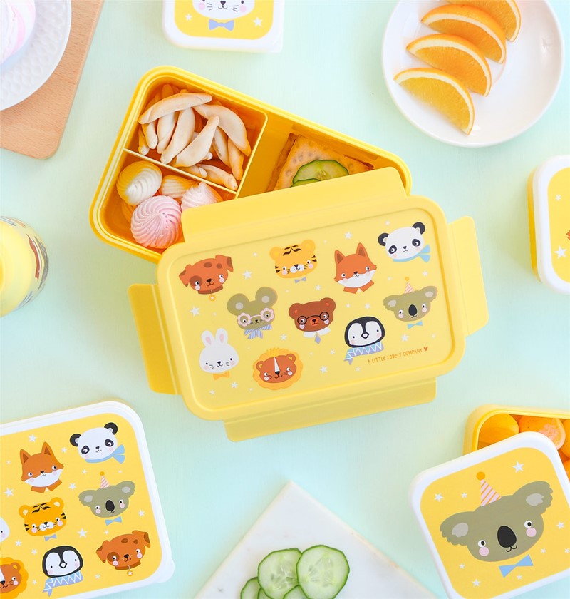 CAJA ALMUERZO BENTO ANIMALES