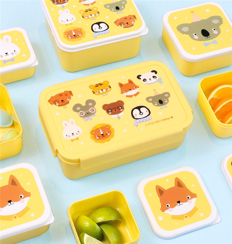 CAJA ALMUERZO BENTO ANIMALES
