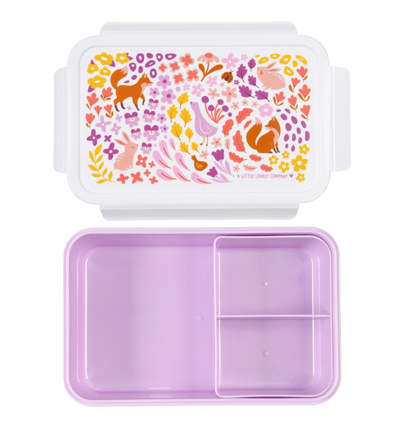 CAJA ALMUERZO BENTO FLORES