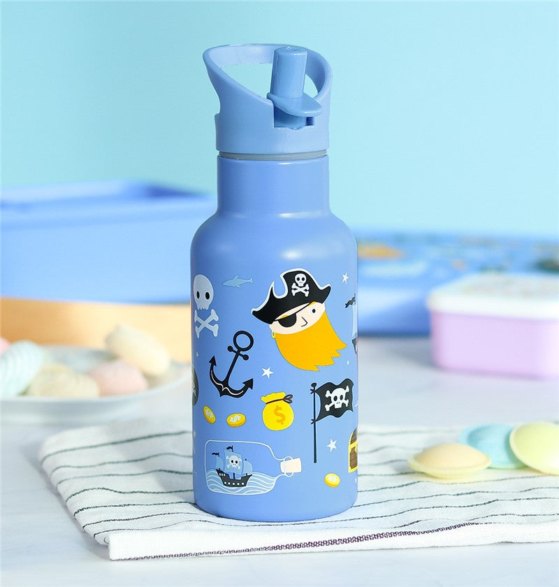 BOTELLA ACERO 350 ML PIRATAS