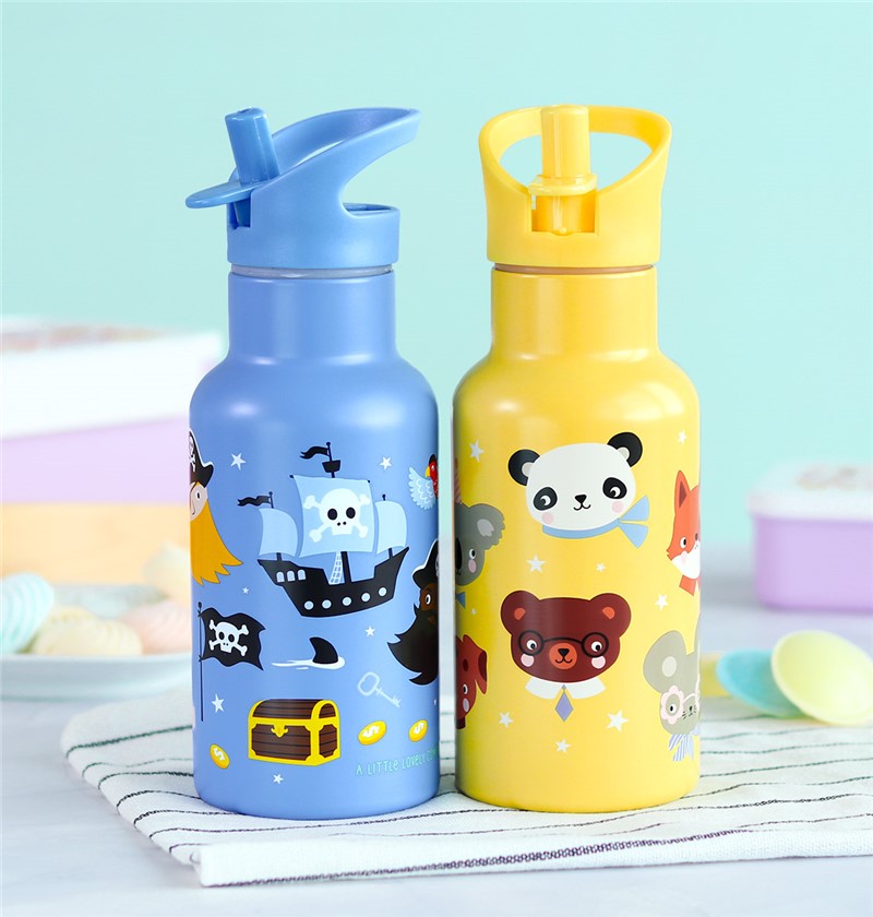 BOTELLA ACERO 350 ML PIRATAS