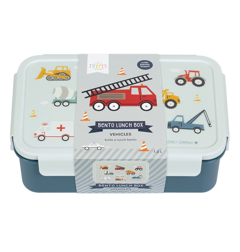 CAJA ALMUERZO BENTO VEHICULOS