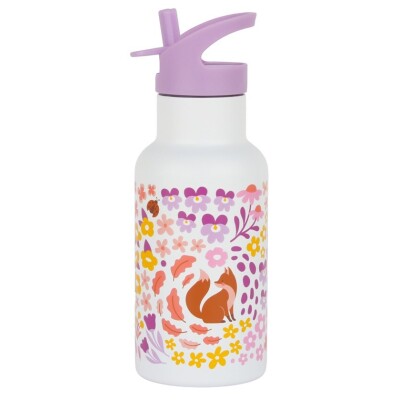 BOTELLA ACERO 350 ML FLORES