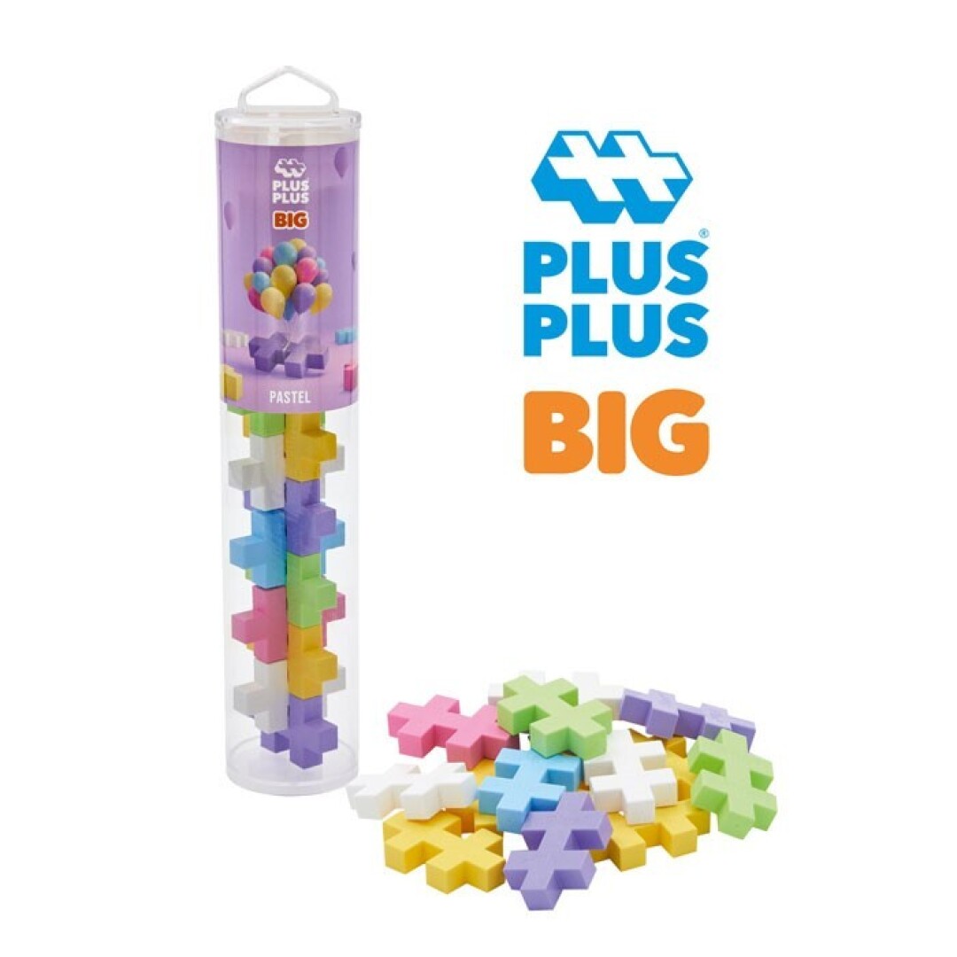 Tubo Plus-Plus Big Pastel Mix 15 pcs