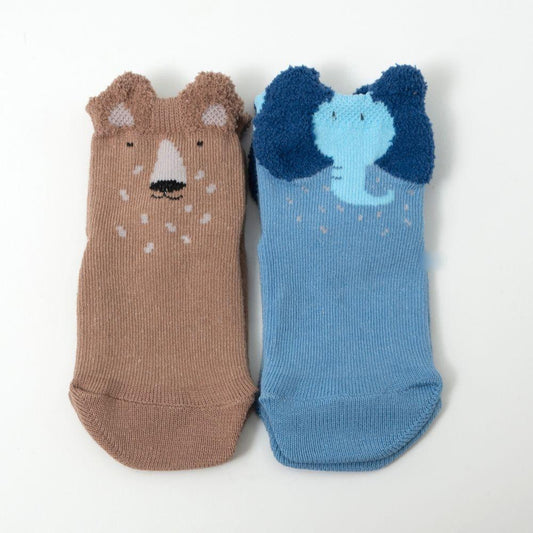 ATTISOCKS Foot Shaped (2 ud.) BEAR+ELEPHANT