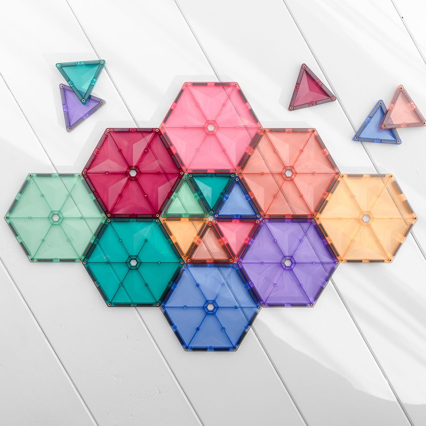 CONNETIX PASTEL GEOMETRY PACK 40 piezas