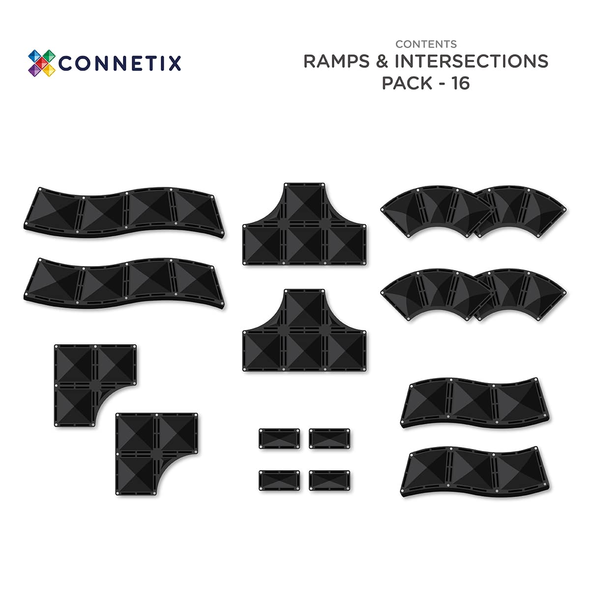 CONNETIX RAMPS&INTERSECCIONS PACK 16 piezas