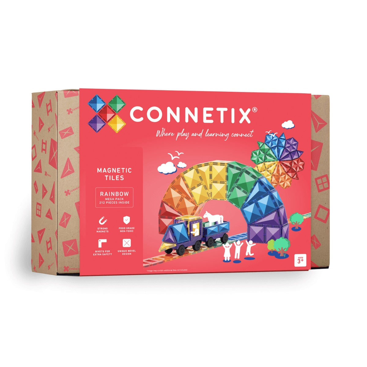 CONNETIX RAINBOW MEGA PACK 212 piezas