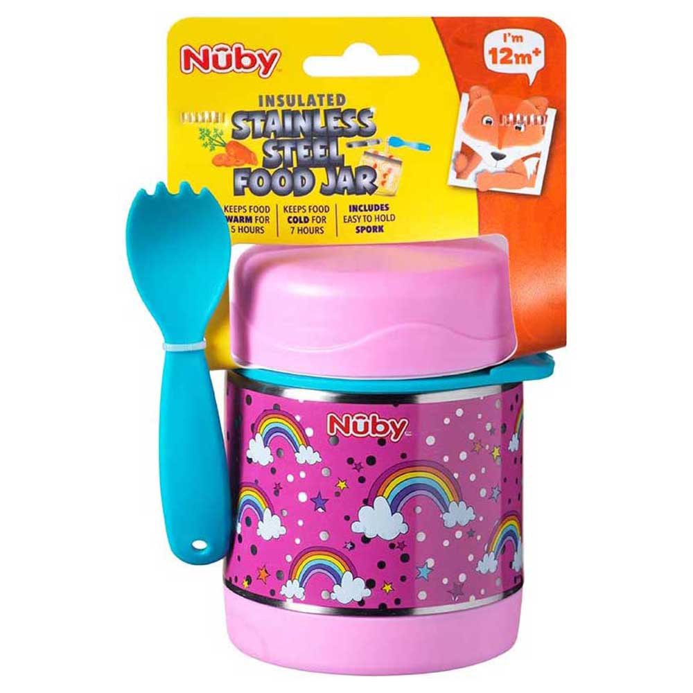 Termo de acero inoxidable NUBY (Varios colores)