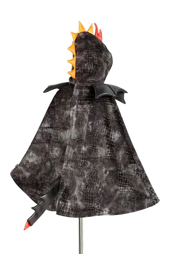 Dragon cape black, 4-7 yrs