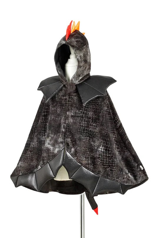 Dragon cape black, 4-7 yrs