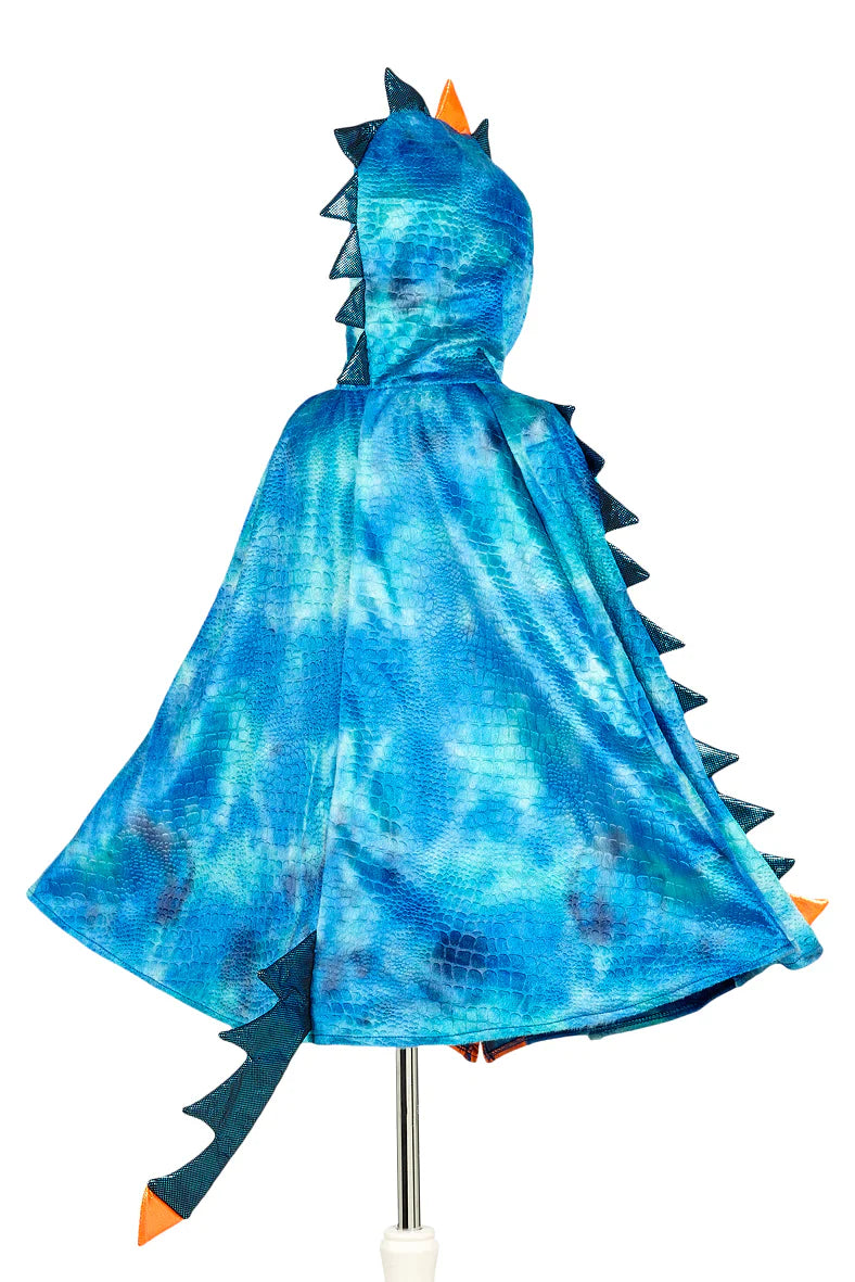 Dragon cape blue, 4-7 yrs